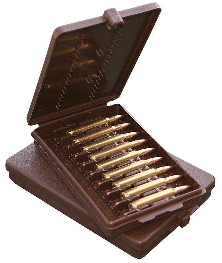 MTM 9 Rounds Case-Gard Rifle Ammo Wallet Brown-img-1