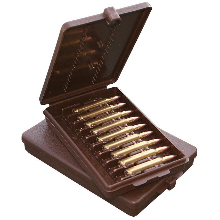 MTM Case-Gard Small/Medium Rifle Ammo Wallet 9 Rounds Brown - MTM Case-Gard - 30-30 WINCHESTER