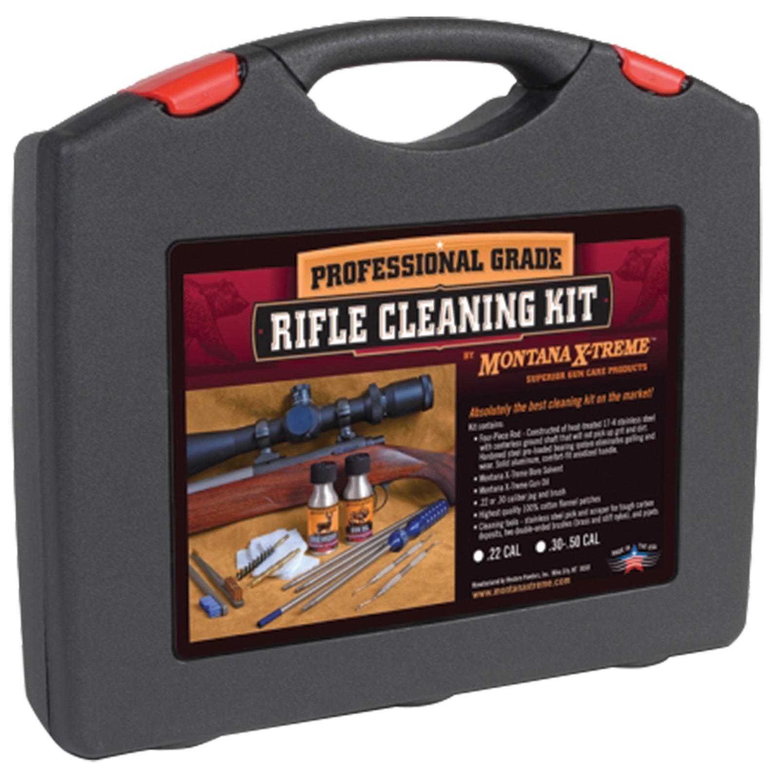 Montana X-Treme 9109 Gun Cleaning Kit .30-.50 Cal, 36" Rod, Solvent, Oil