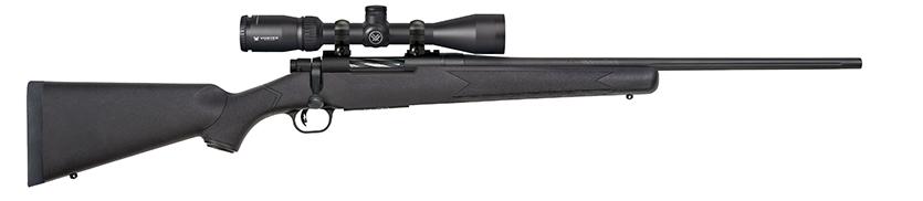 Mossberg & Sons PATRIOT 243WIN 22" Fluted 5rd 3x9x40mm Vortex Scope Matte Blue Synthetic