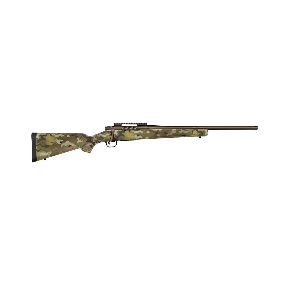 Mossberg Patriot Rifle 7 PRC 3rd Capacity 20'' Threaded Cerakote Patriot Brown Rifle/Multicam Stock 7mm PRC