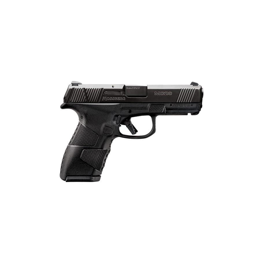 Mossberg MC2c 10+1 Pistol 9mm Semi Auto 3.9" Barrel Manual Safety 10 Round Polymer Black