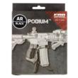 AR-15 Quick Deployment Bipod with an Integrated AGR-43 Pistol Grip