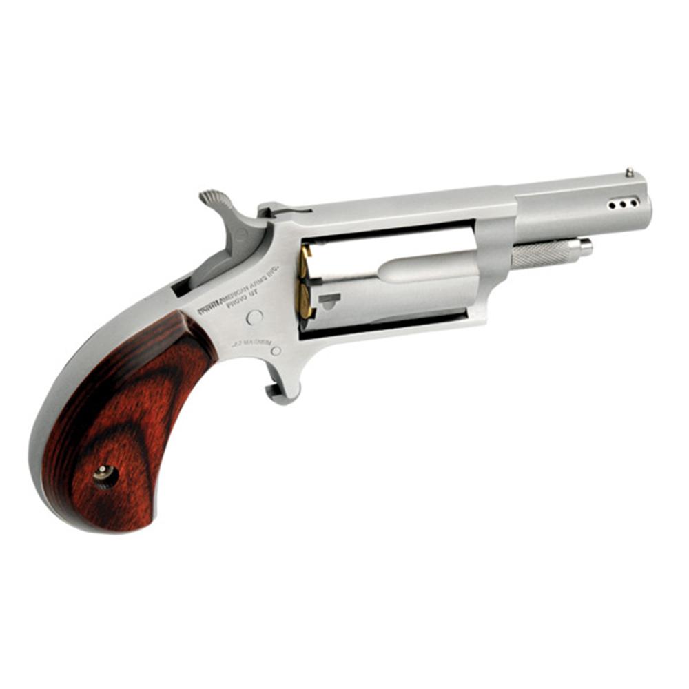 North American Arms 22MCP .22 LR/.22 WMR 1.63 in Stainless 5 Shot Revolver - NAA - 22 LR | 22 Magnum