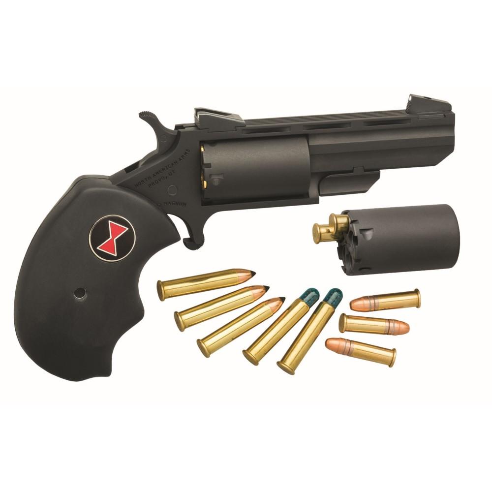 North American Arms NAA Black Widow Handgun .22 Mag 5rd Capacity 2" Barrel Black Fixed Sights .22 LR