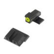Perfect Dot NS Set w/Yellow Front + Black U Rear Fits Springfield XD