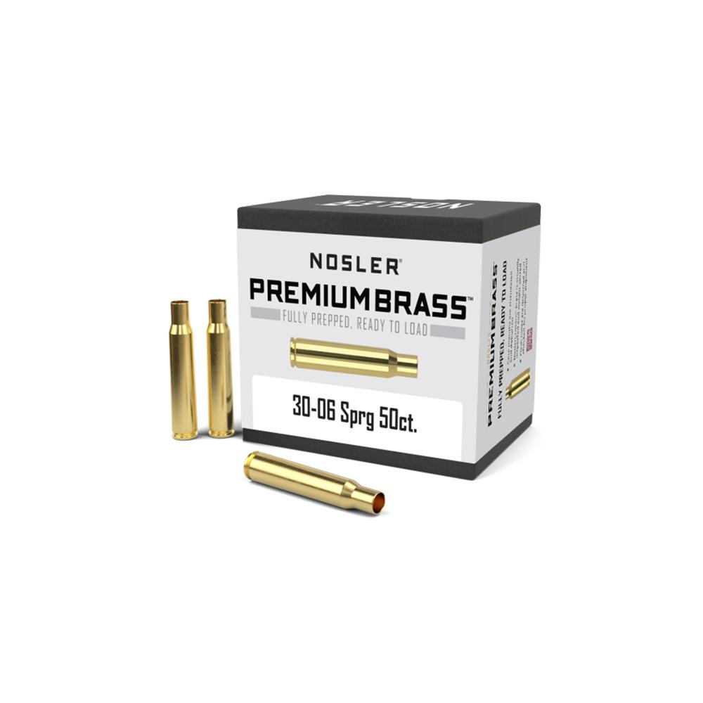 Nosler 10226 Unprimed Brass Rifle Cartridge Cases .30-06 Sprg 50ct