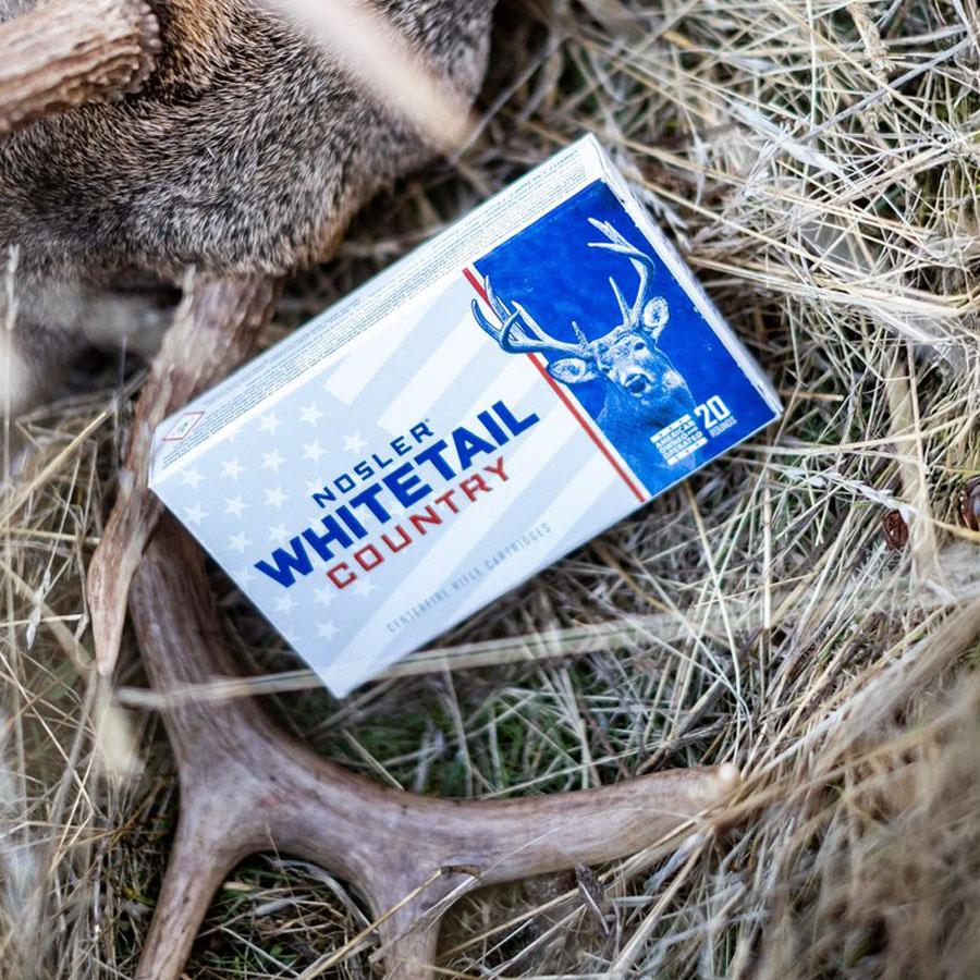 Nosler Whitetail Country Rifle Ammunition .270 Win 130gr SP 3060 fps 20/ct