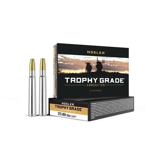 Nosler Safari Rifle Ammunition .375 H&h 300 Gr SLD 2450 FPS 20/Ct
