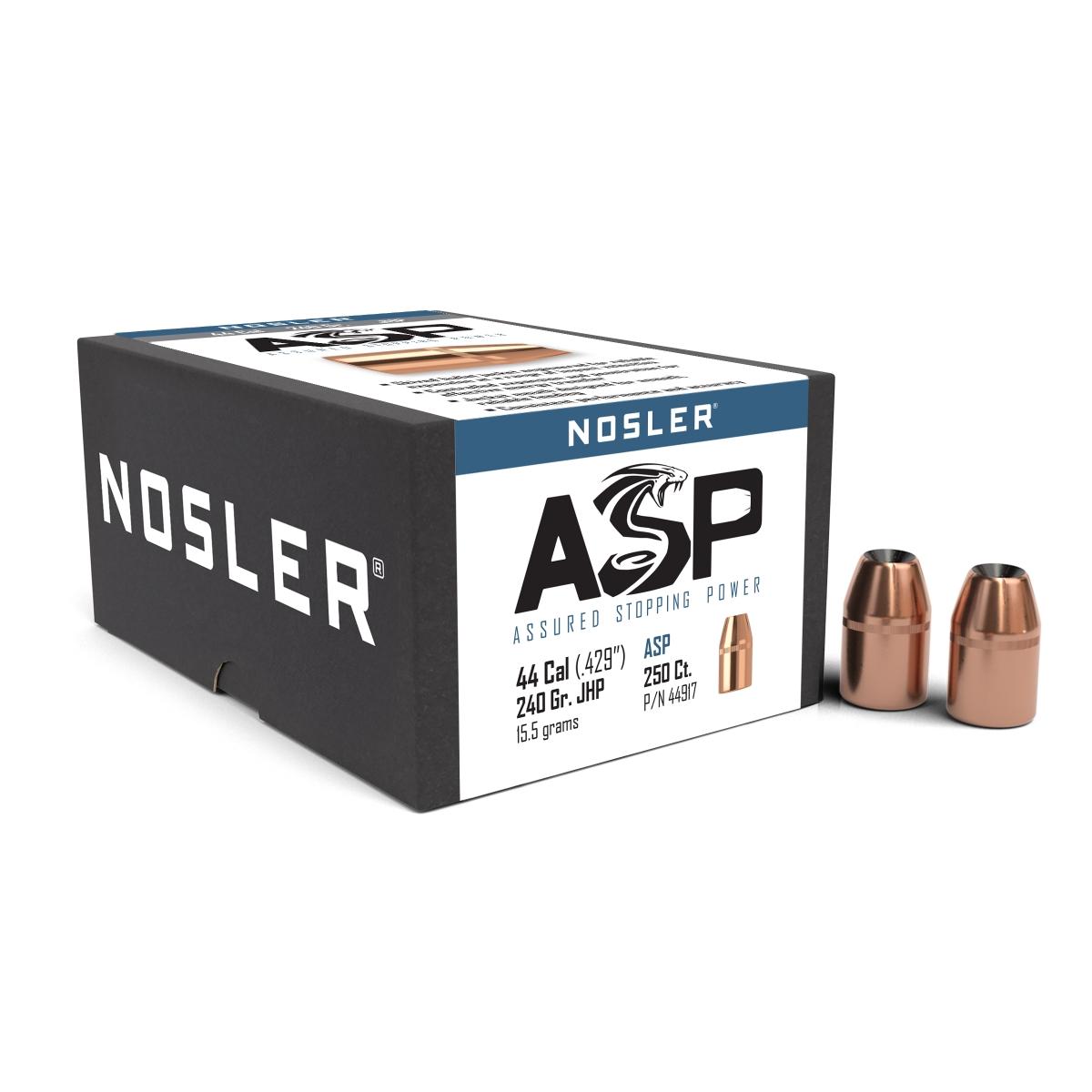 Nosler ASP-44 Pistol Bullets 240g JHP .429" 250/ct