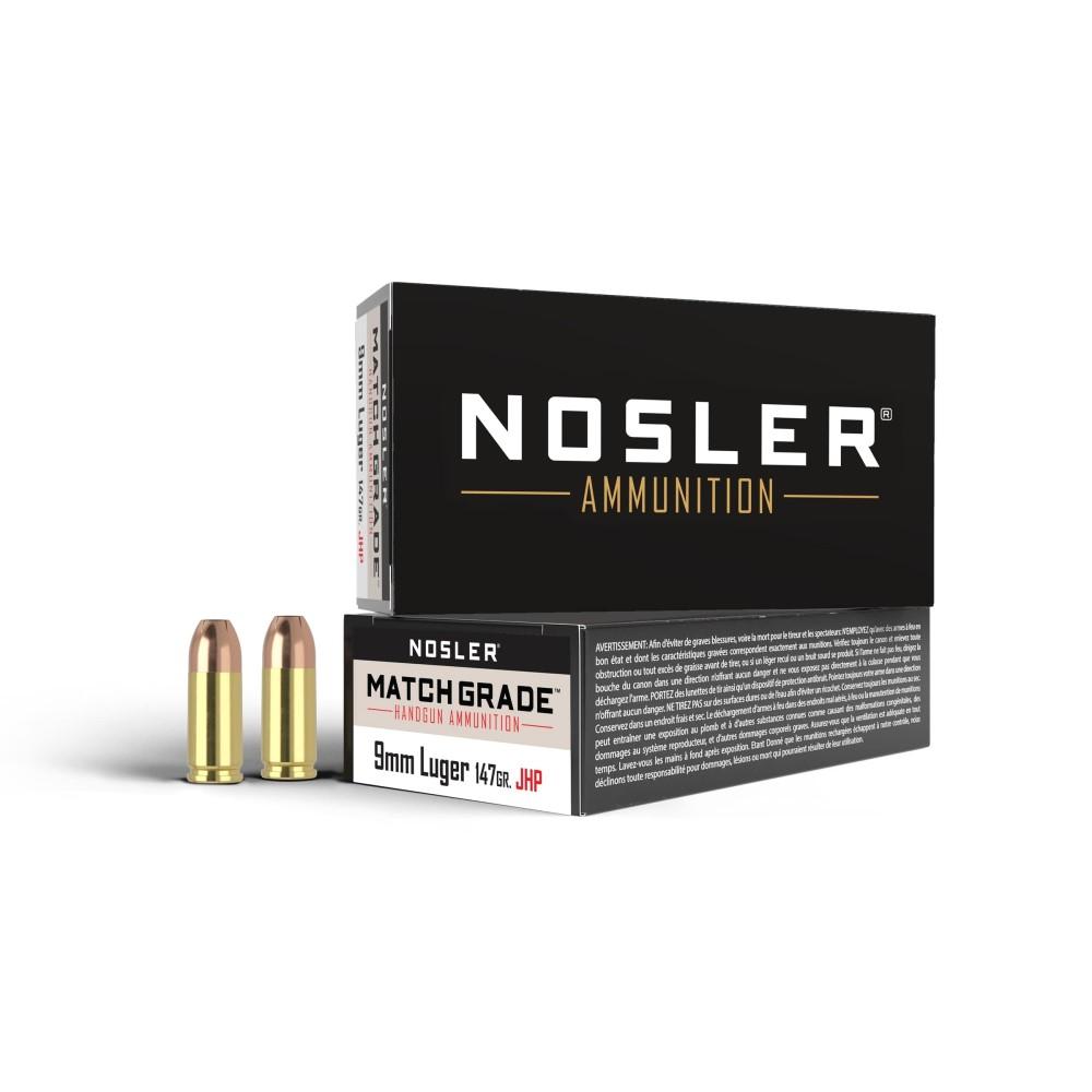 Nosler 9mm Luger 147gr JHP – 50rd