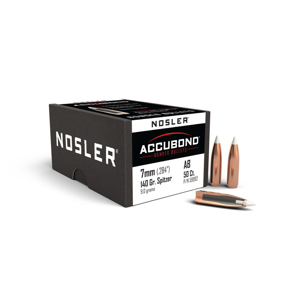 Nosler AccuBond Rifle Bullets 7mm .284" 140 gr SBT-ACB 50/ct
