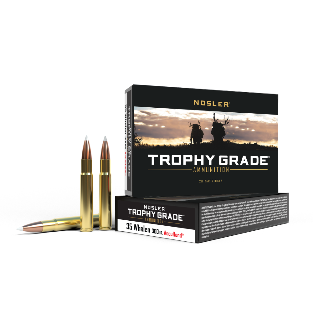Nosler Accubond Trophy Grade Rifle Ammunition .35 Whelen 225 Gr PT 2700 FPS 20/Ct