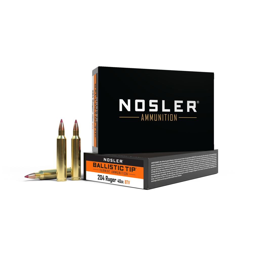 Nosler .204 Ruger 40gr Brass – 20rd