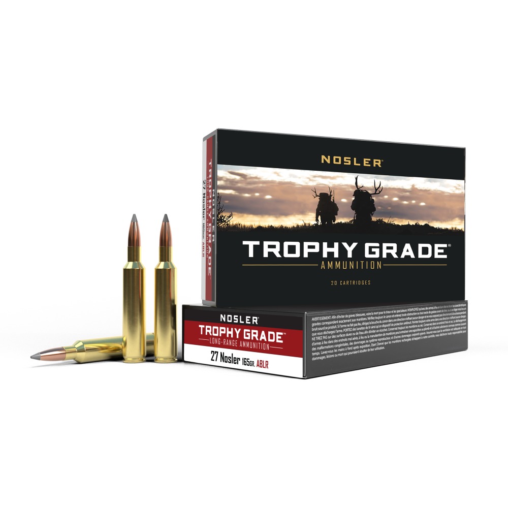 Nosler Trophy Grade 27 Nosler 165 Grain AccuBond Long Range 20 Rounds