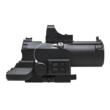 ECO 4X34 PRISM SCOPE WITH DXGAB URBAN TAC RET BLUE ILL. GRN LASER BLACK