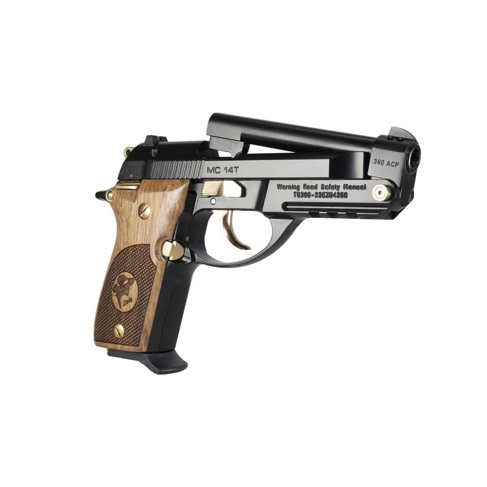 EAA - European American Armory Girsan MC 14T Lady Tip-Up Handgun .380 ACP 13rd Magazine 4.5" Barrel Black Gloss…