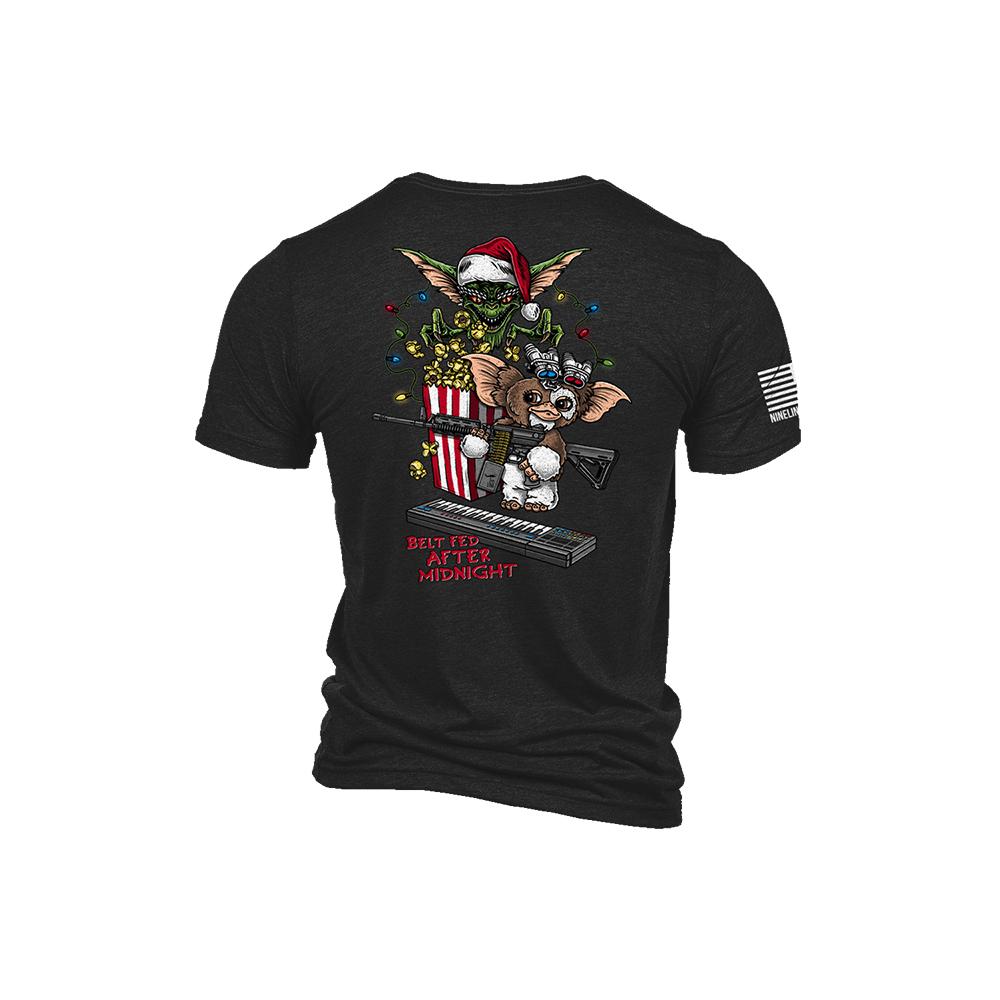 Nine Line BELTFED-TSTRI Shirt Black Triblend Short Sleeve 3XL