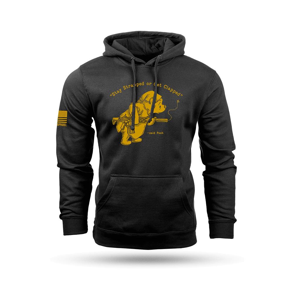 Nine Line Pooh Bear Hooded Sweatshirt Black 2XL