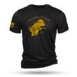 Nine Line Pooh Bear Black Triblend T-Shirt/ Small