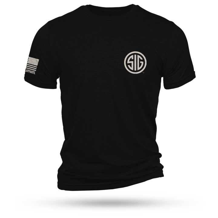 Nine Line Sig Sauer Logo Short Sleeve Shirt Black L-img-1