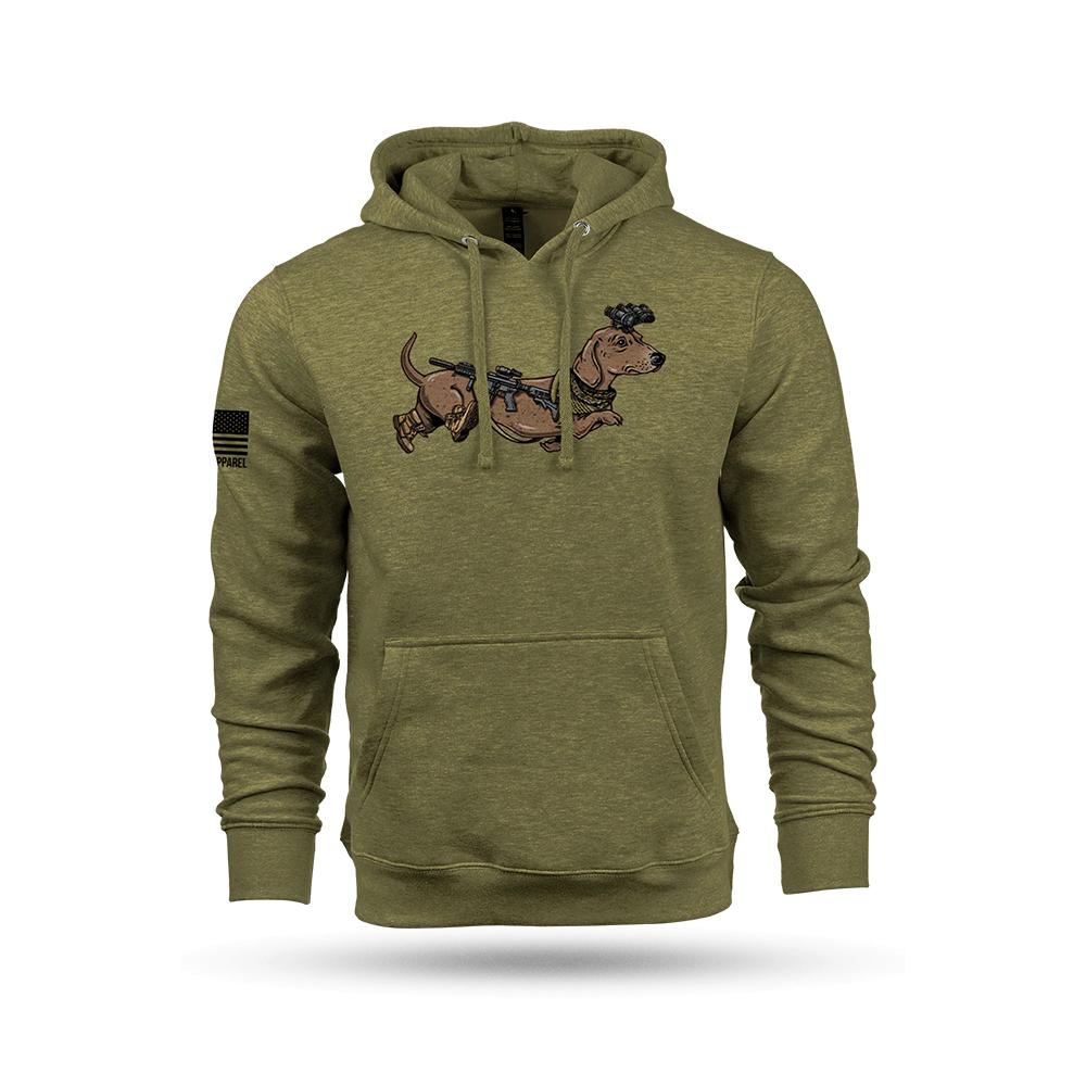 Nine Line Tactical Wiener Hooded Sweatshirt Olive L
