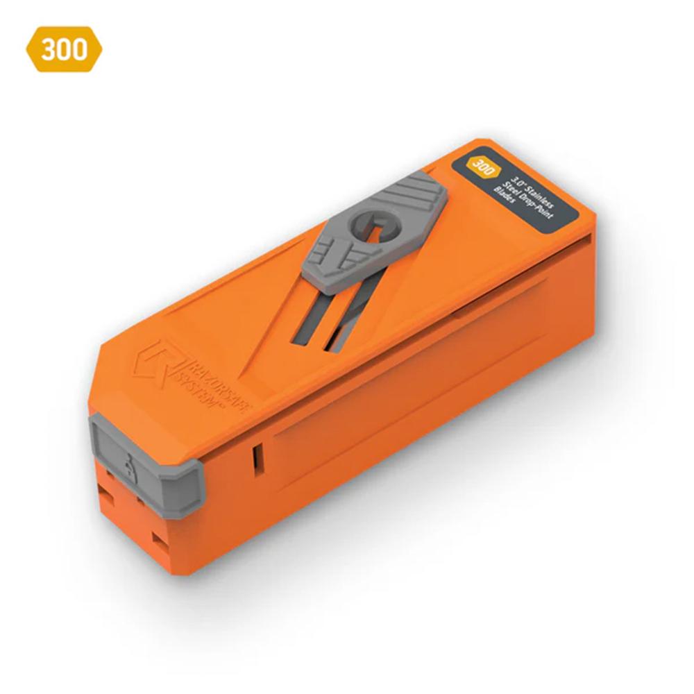 Outdoor Edge 3.0'' Drop-Point Dispenser Stainless 12 Blades