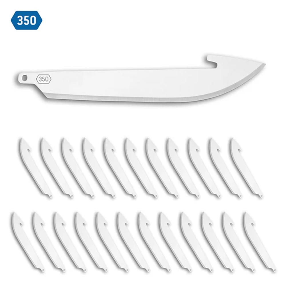 Outdoor Edge 3.5? Drop-Point Blade Pack Stainless 24 Blades