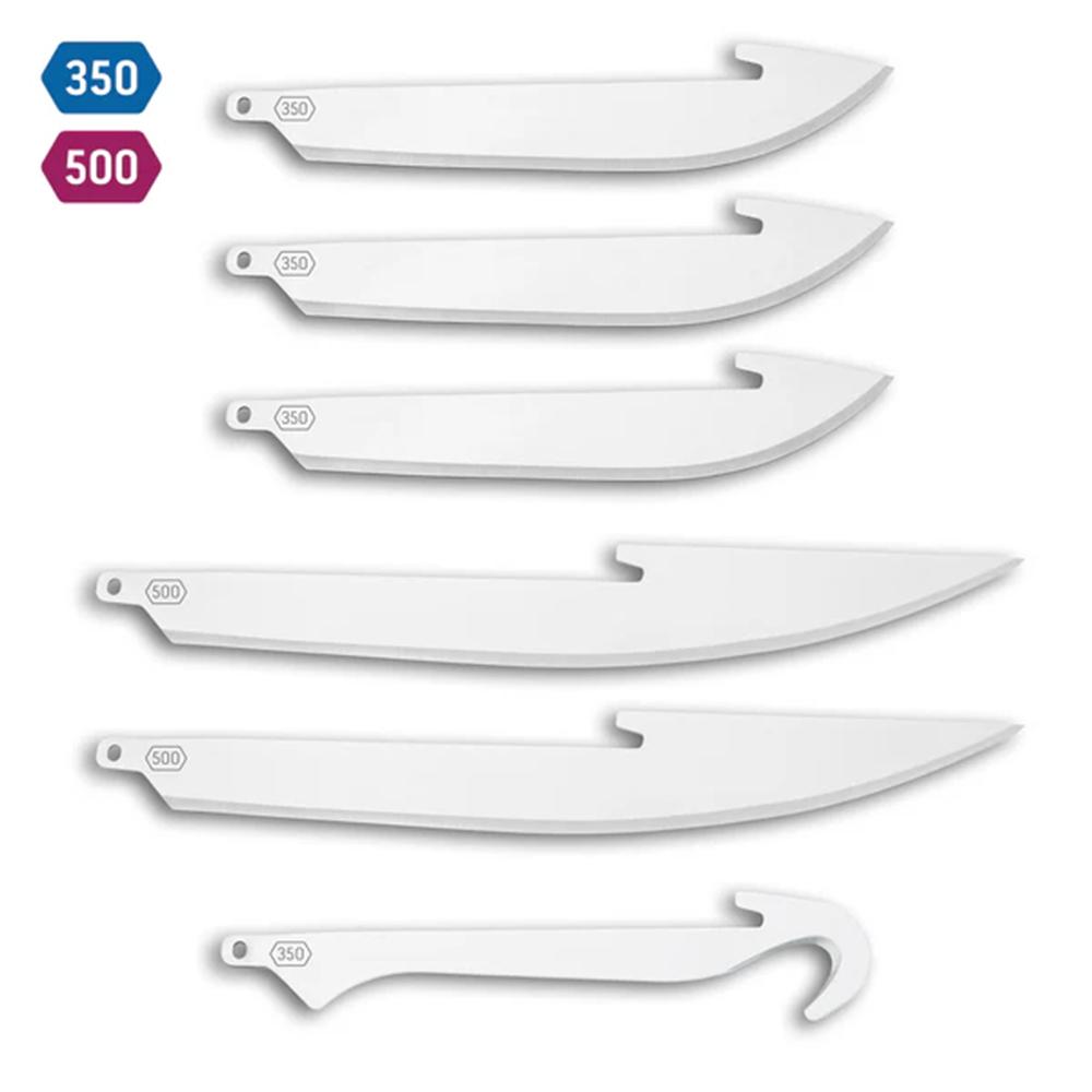 Outdoor Edge 5.0'' Cmbo Bld Set Stnlss 3 Drp Pnt 2 Bone. 1 Gutting