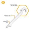Outdoor Edge 3.0'' Gutting Blade Pack  Stainless 4 Blades