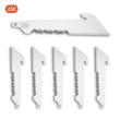 Outdoor Edge 2.5'' Utility Blade Pack  50% Serr.  Stainless  6 Blades