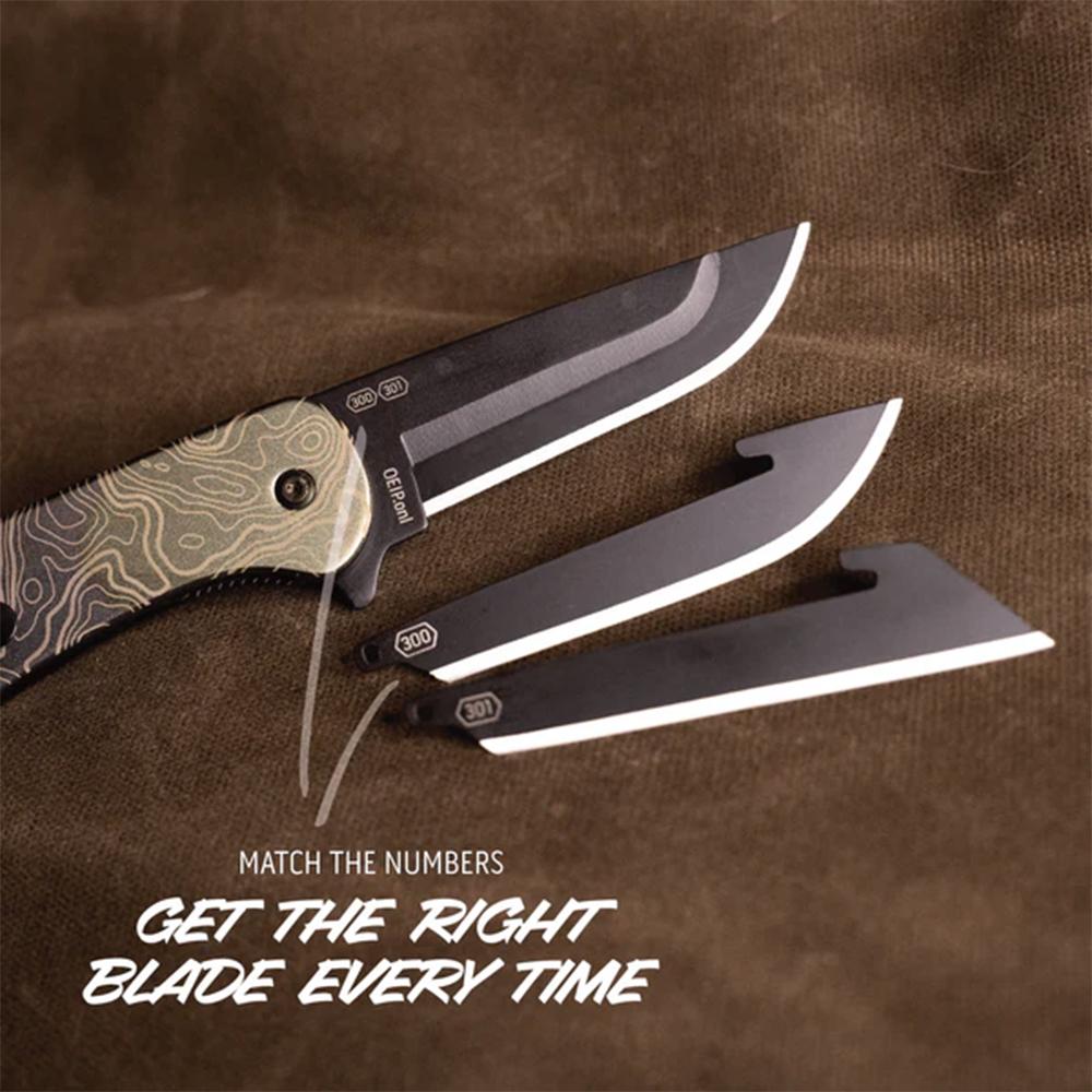 Outdoor Edge Razor VX1 Folding Knife - 3" Green Blade view 5