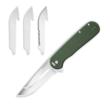 Outdoor Edge Razor VX3 Knf Grn W/ Drp Pnt Stnlss Hrdwr Steel Ball Bearings