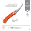 Outdoor Edge Zip-Pro  Folding Gutting Knife W/ Pocket Clip