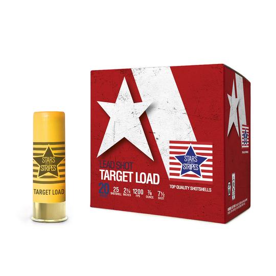 PPU Stars & Stripes Target Shotshells 20ga 2-3/4 7/8oz 1200 fps #7.5 25/ct - TRZ Trading Inc. for sale at TheGunDock