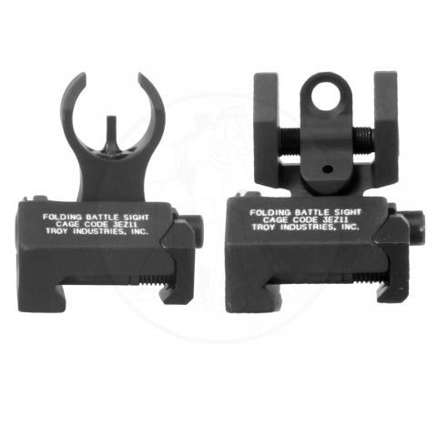 Troy Micro Set Sights for H&K Front & Round Rear - Black-img-1
