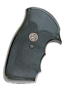 Pachmayr Gripper Grip Checkered Black Rubber for Colt Python, Trooper-img-0