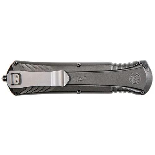 Battenfeld Knives Smith & Wesson M&P Spear Tip OTF 3-3/4" Blade Grey Knive