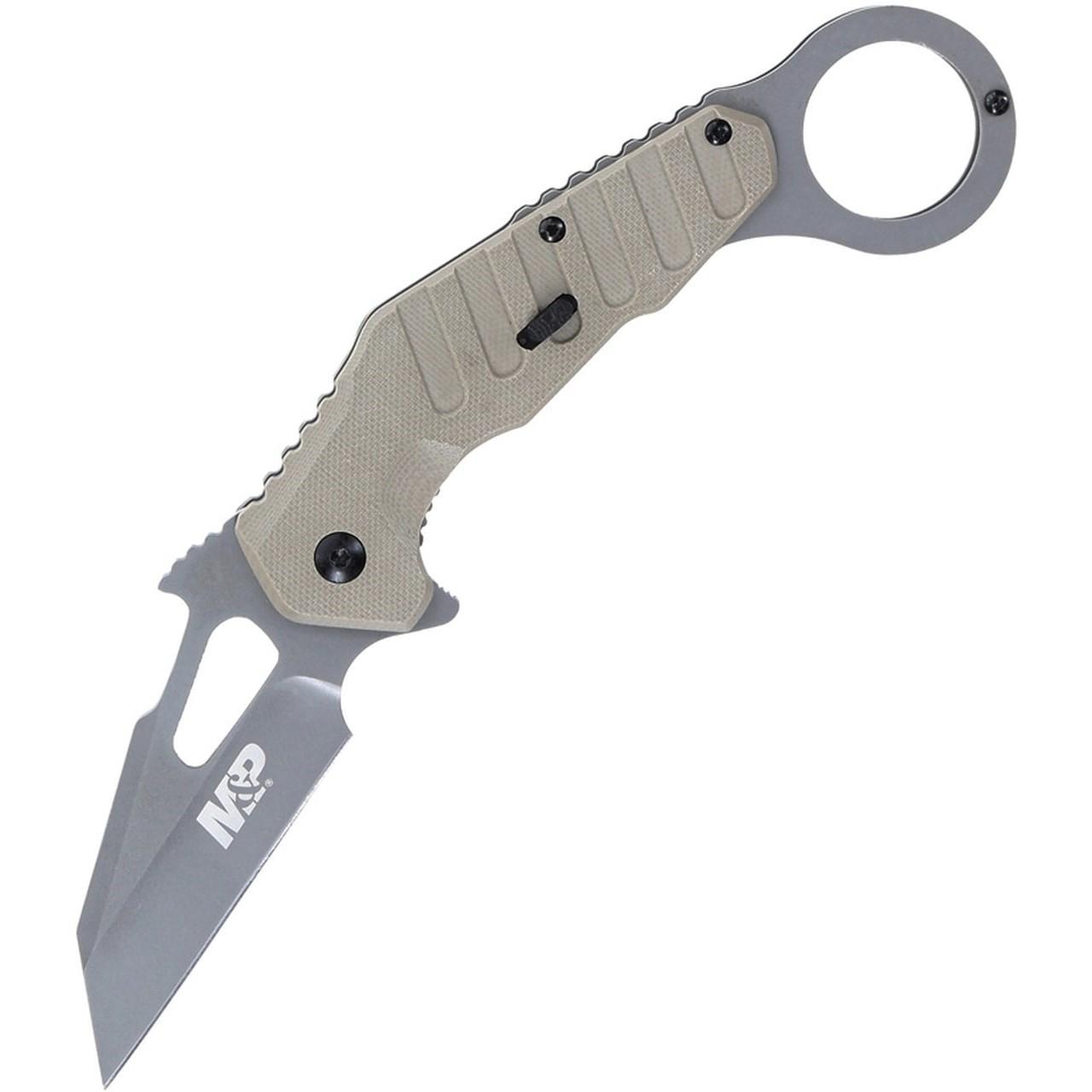 Smith & Wesson M&P Extreme Ops Karambit Knife 3" Blade FDE-img-1