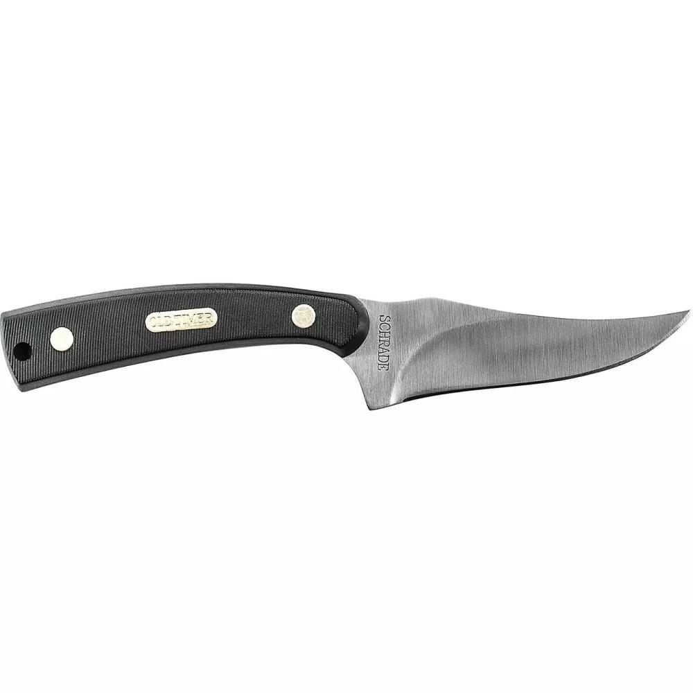 Battenfeld Knives Old Timer Sharpfinger Knife Full Tang 3-3/10" Fixed Blade Black