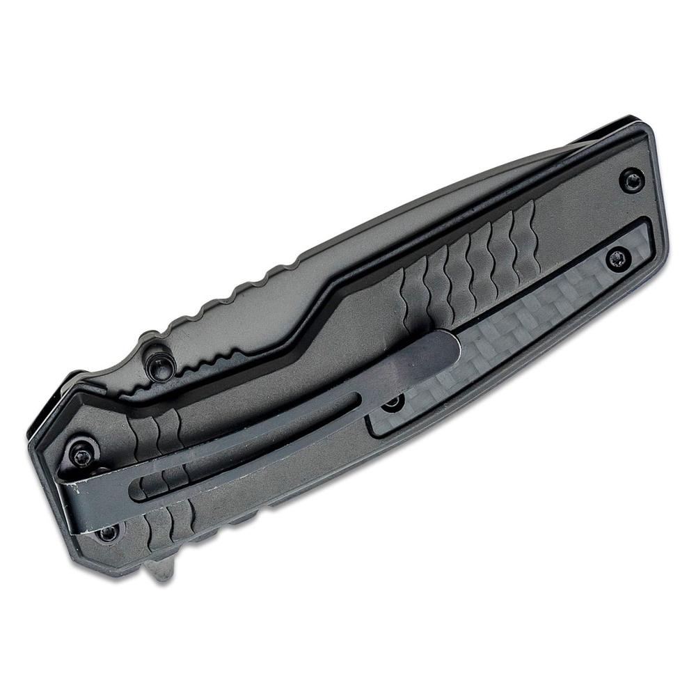 Battenfeld Knives Smith & Wesson Spec Ops Carbon Folding Knife 3 1/2" Blade Black