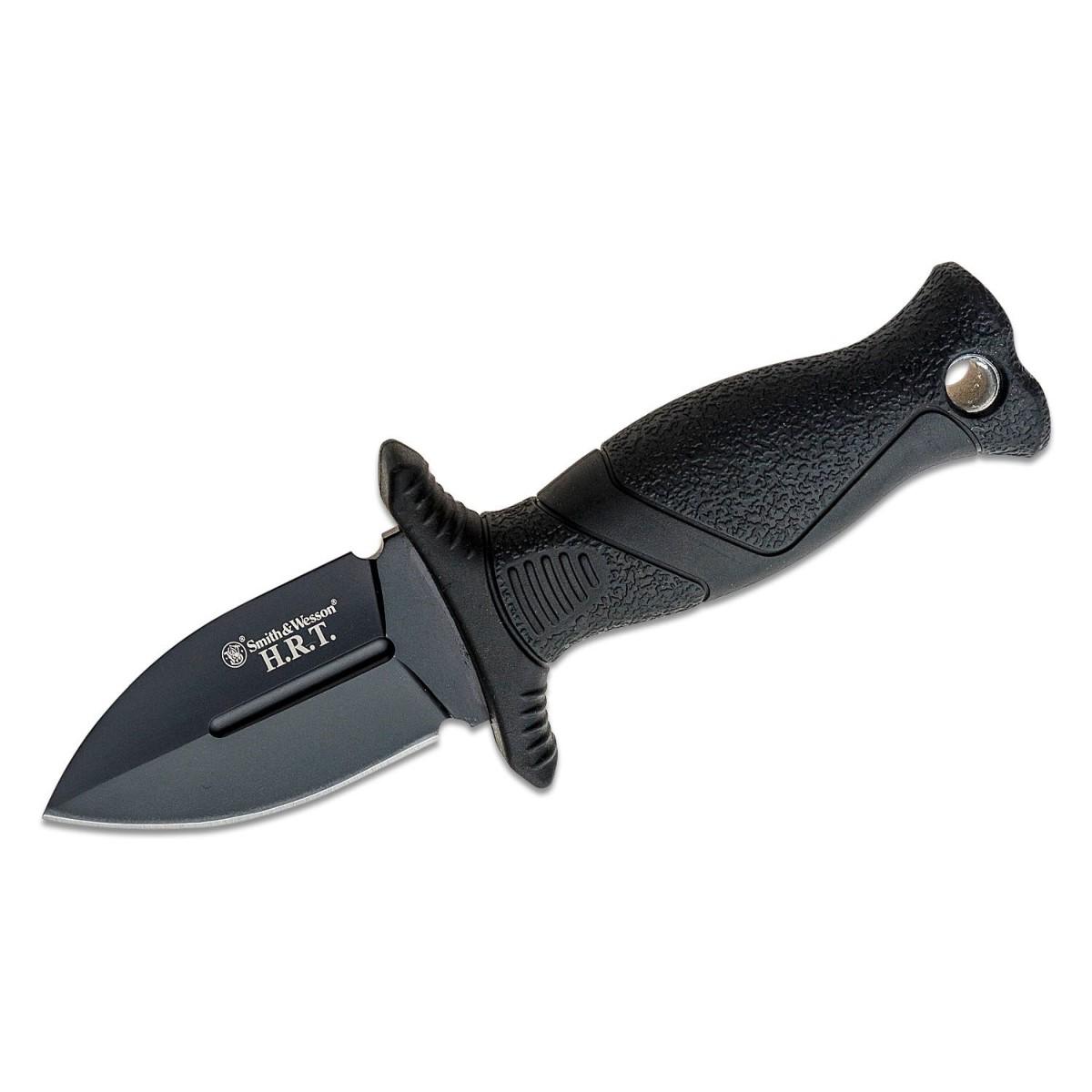 Smith & Wesson HRT Fixed Blade Boot Knife 2" Black-img-1