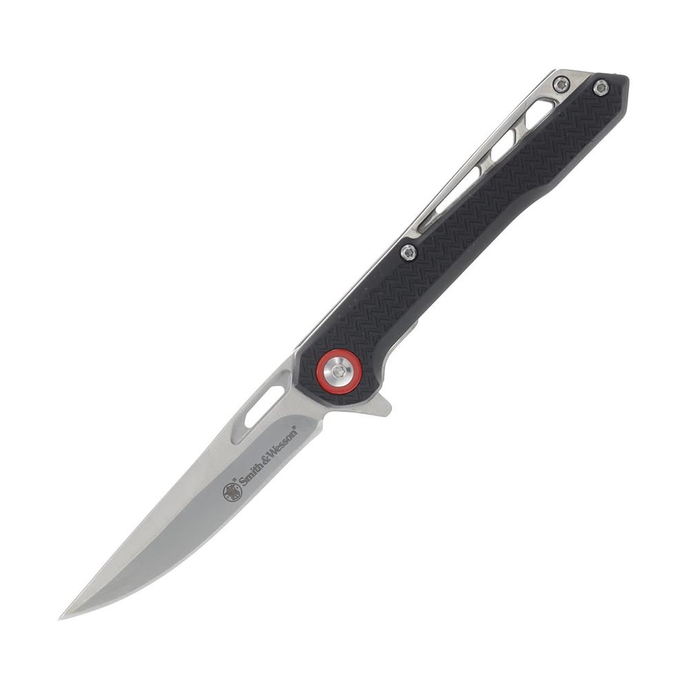 S&W KNIFE TACTICAL FOLDER 3” BLACK/SS PROMO Q3 25’