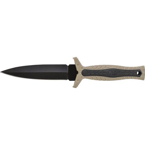 Smith & Wesson M&P Full Tang Fixed Blade Boot Knife 4 3/5" Sand Black-img-1