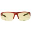 Corporal Half Frame Shooting Glasses Red/ Amber Lens