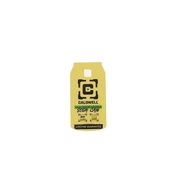 AOB Caldwell AR500 1/4'' Rimfire/Handgun Soda Can Target Yellow