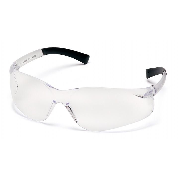 Pyramex ZTek Safety Glasses Black with Clear Lenses DP1000 Earplugs-img-1