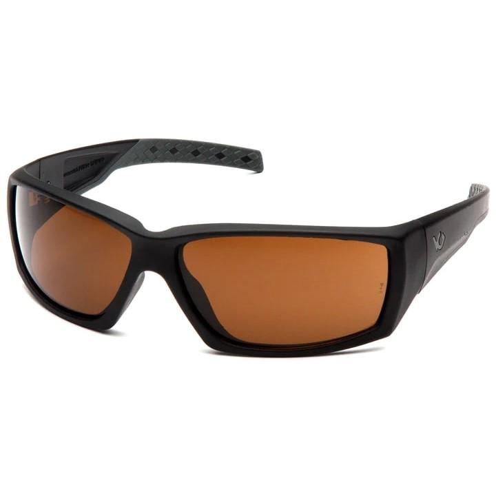 Pyramex VGSB718T Tactical Eye Protection Black Frame Bronze Anti-Fog Lens