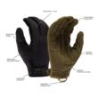 Venture Gear Tactical Gloves Medium Duty Adjustable Operator H&L Coyote LRG
