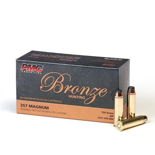 PMC Bronze Handgun Ammunition .357 Mag 158 gr JSP 1471 fps 50/ct